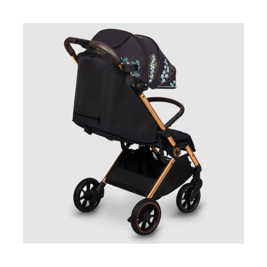 Lionelo - Stroller CLOE black/blue/gold