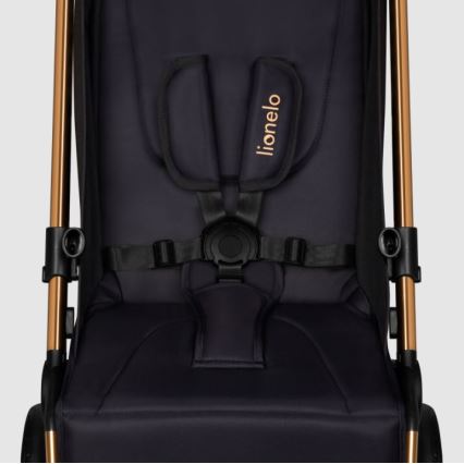 Lionelo - Stroller CLOE black/blue/gold