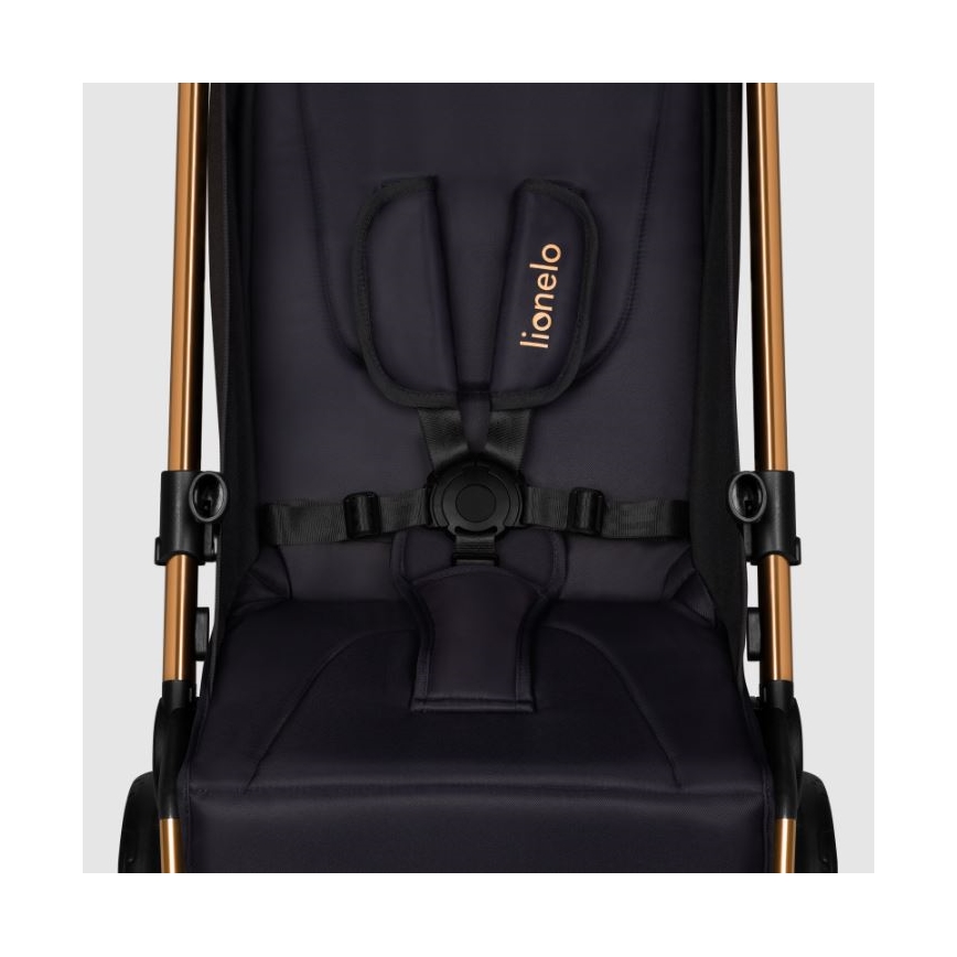 Lionelo - Stroller CLOE black/blue/gold