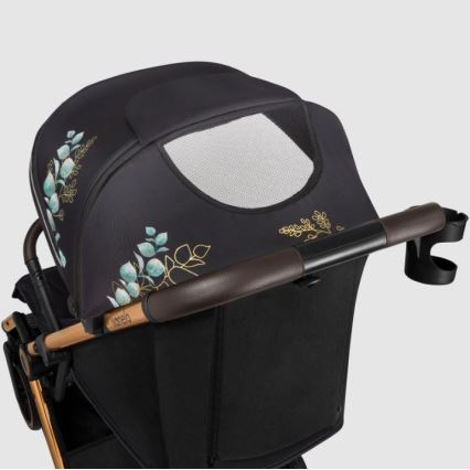Lionelo - Stroller CLOE black/blue/gold