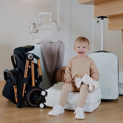 Lionelo - Stroller CLOE black/gold