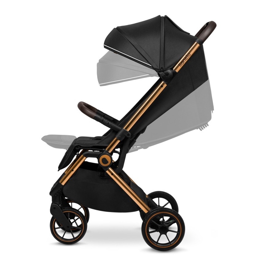 Lionelo - Stroller CLOE black/gold
