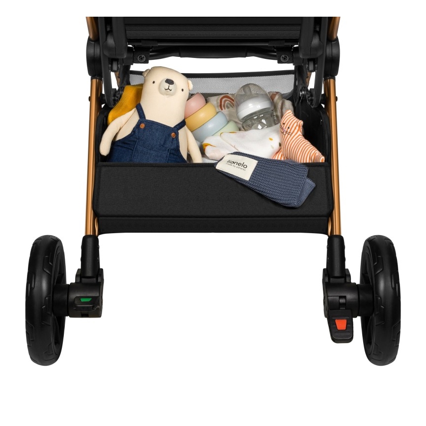 Lionelo - Stroller CLOE black/gold