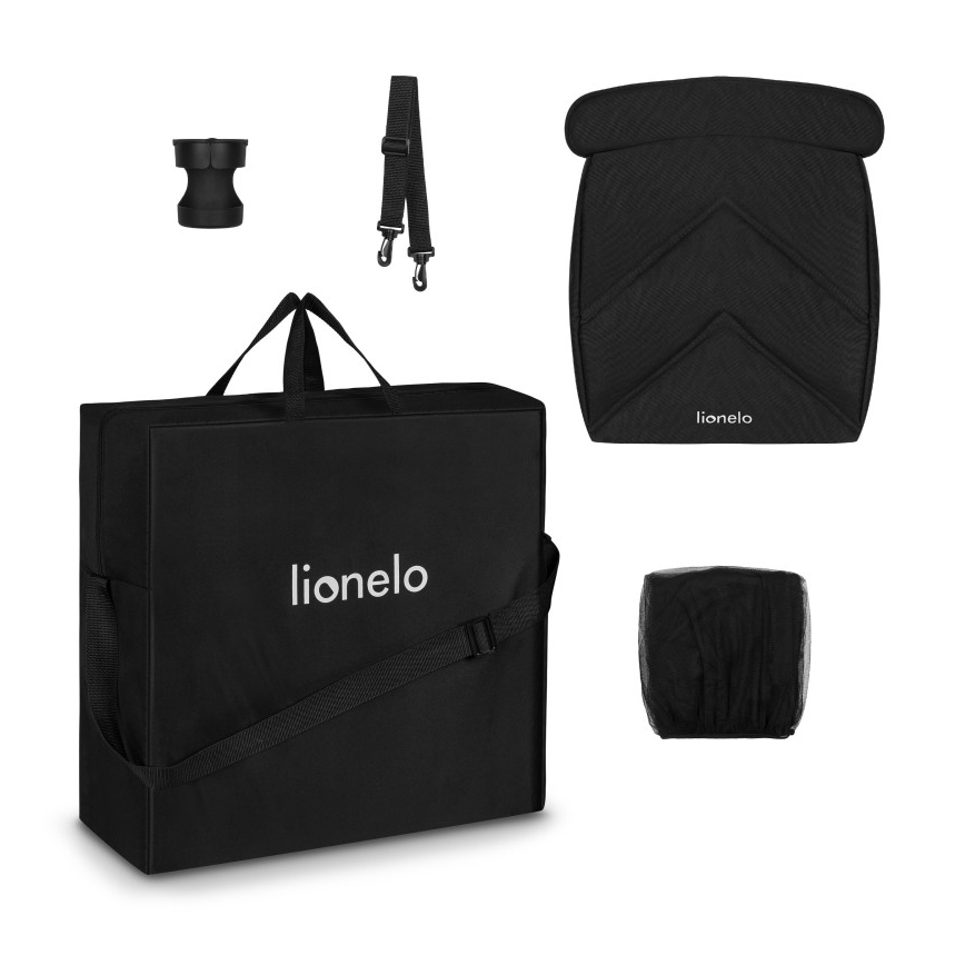 Lionelo - Stroller CLOE black/gold