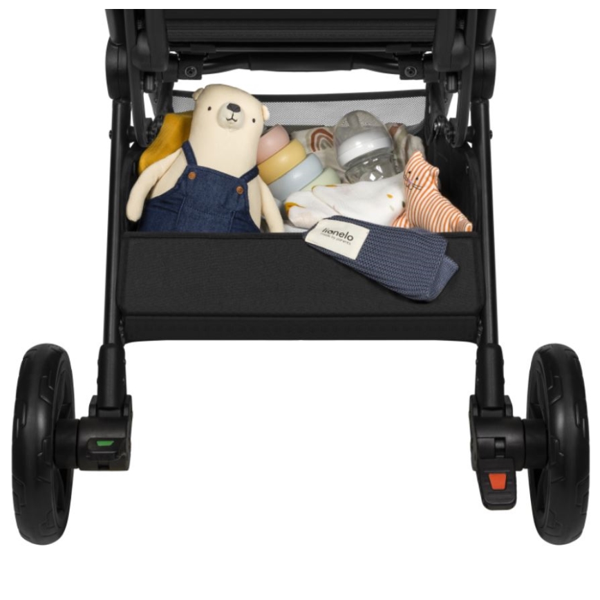 Lionelo - Stroller CLOE black/grey