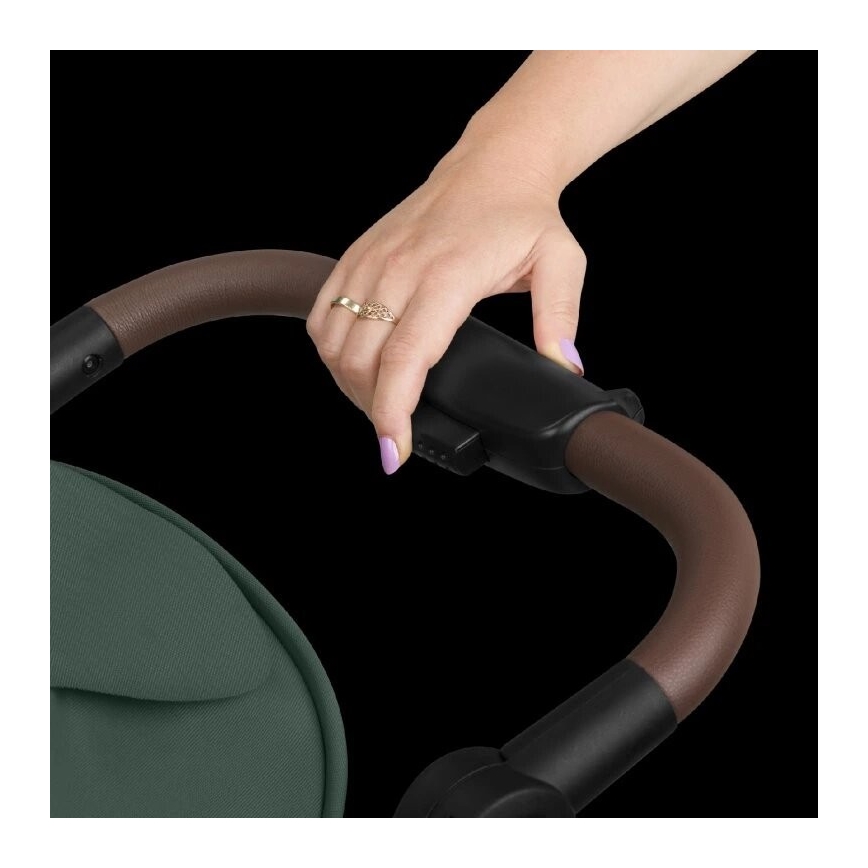 Lionelo - Stroller EMMA ONE green/black