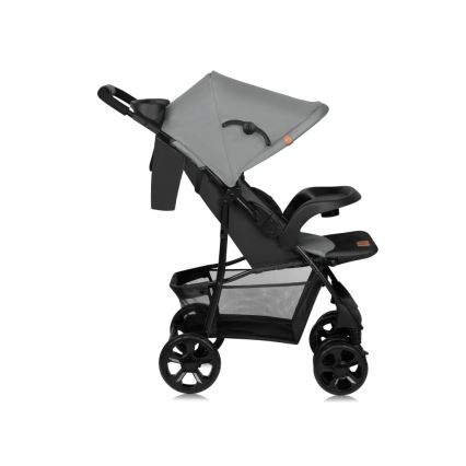 Lionelo - Stroller EMMA PLUS grey/black