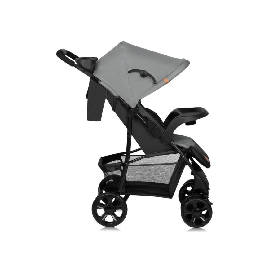 Lionelo - Stroller EMMA PLUS grey/black