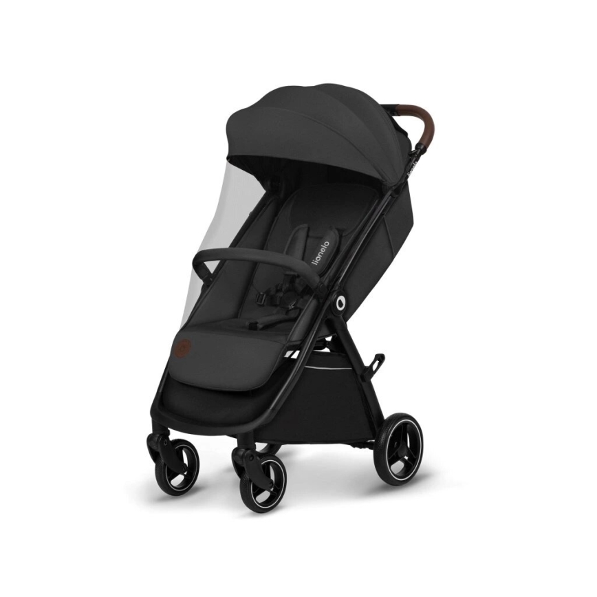 Lionelo - Stroller INGRID dark grey/black