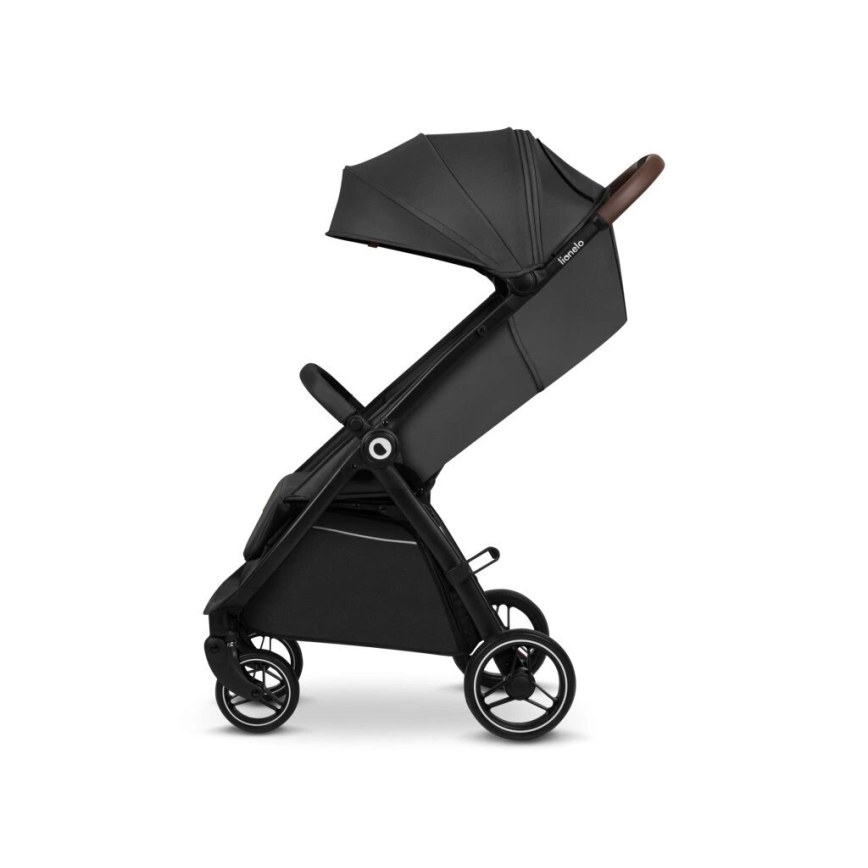 Lionelo - Stroller INGRID dark grey/black