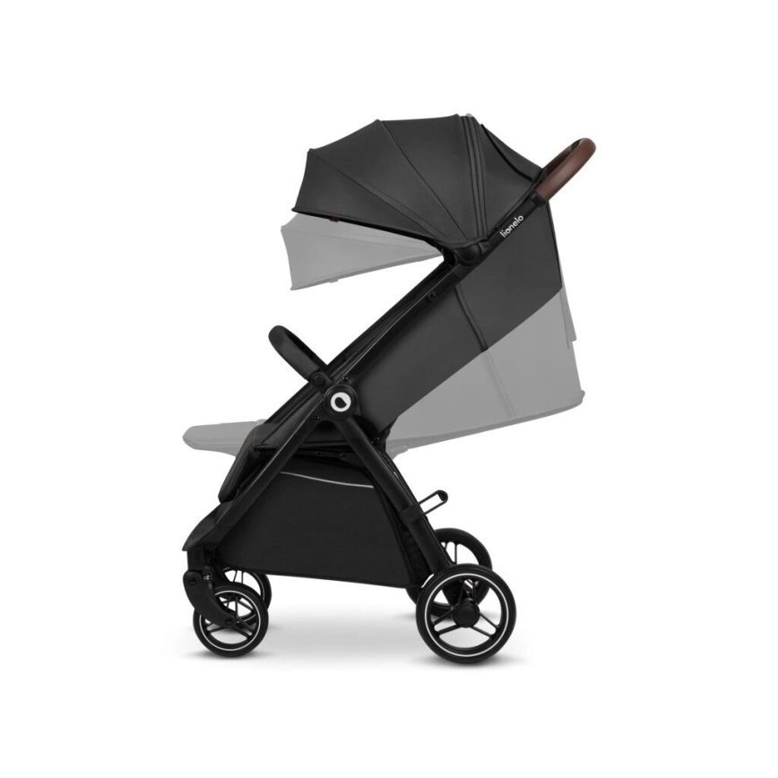 Lionelo - Stroller INGRID dark grey/black