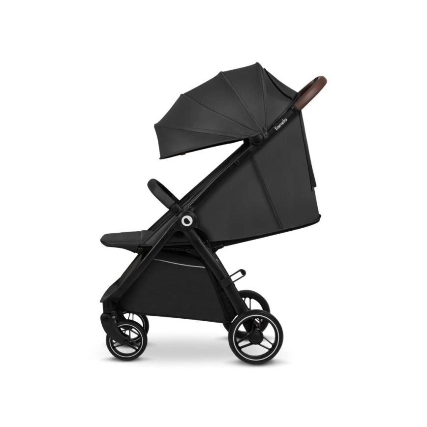 Lionelo - Stroller INGRID dark grey/black