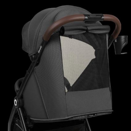 Lionelo - Stroller INGRID dark grey/black