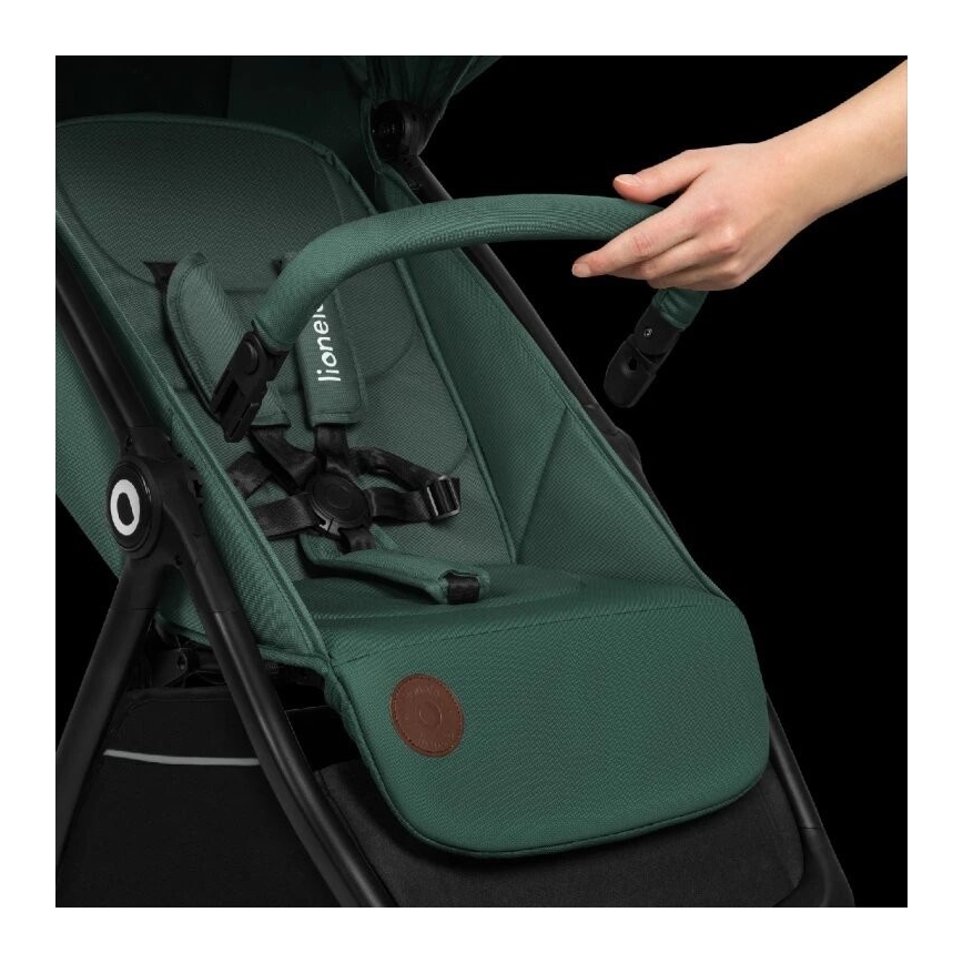 Lionelo - Stroller INGRID green/black