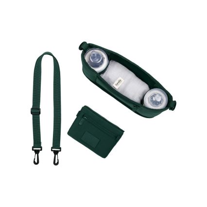 Lionelo - Stroller Organizer LITTLE CUBE Green Forest