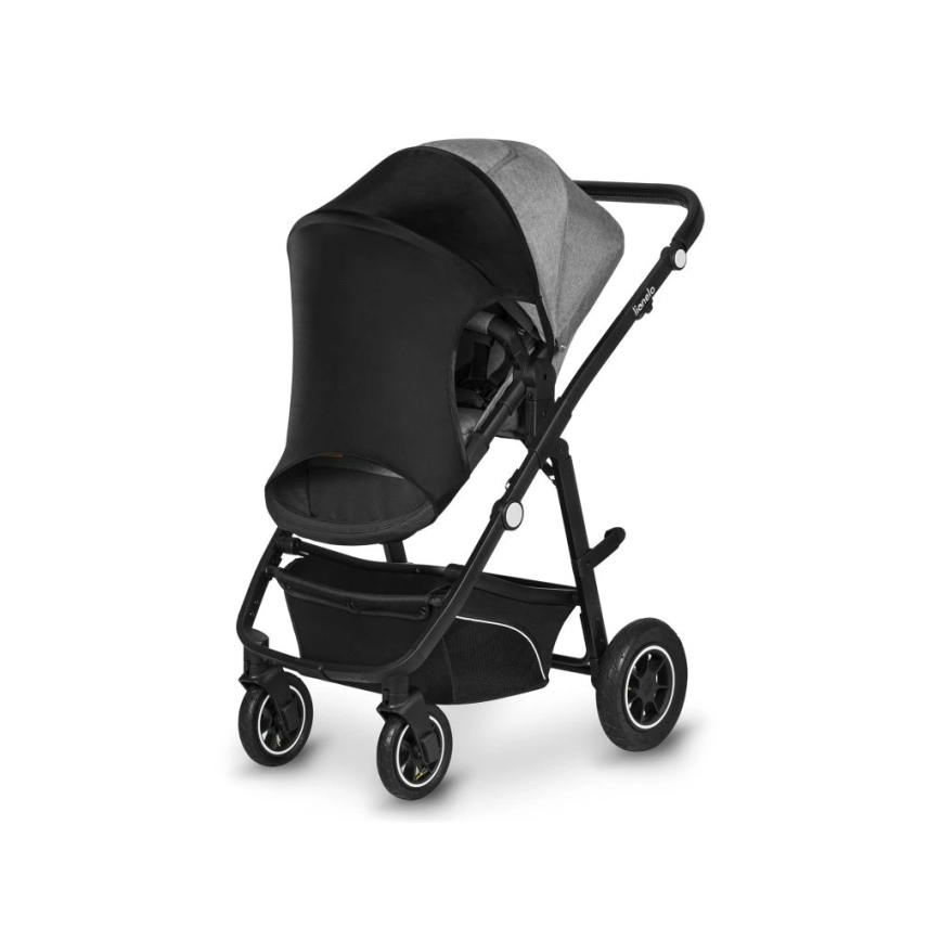 Lionelo - SUN COVER Stroller Sun Canopy, Black Carbon