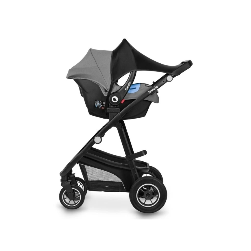 Lionelo - SUN COVER Stroller Sun Canopy, Black Carbon