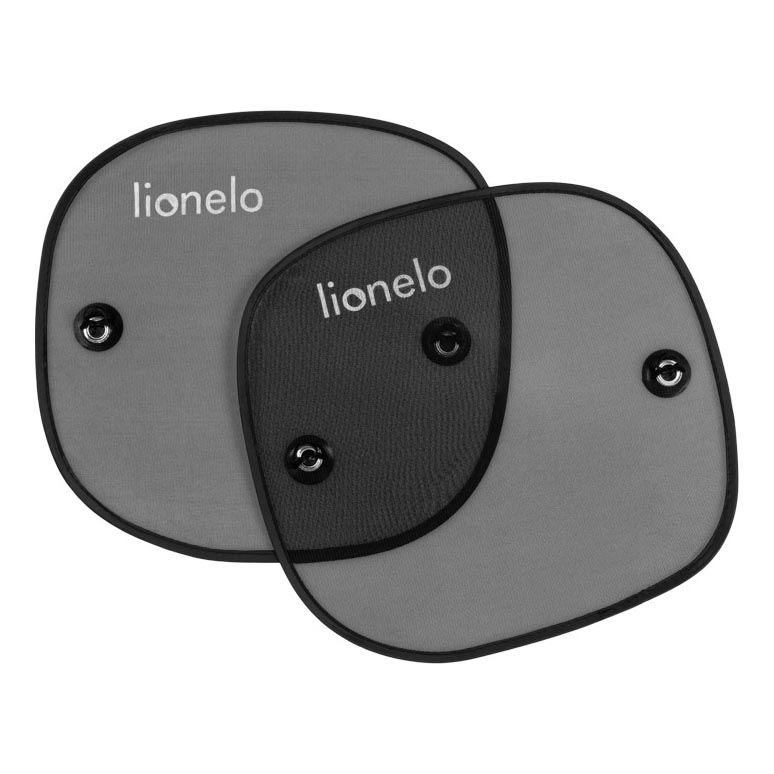 Lionelo - SUNSHADE Sunshade with Suction Cup, 2 pcs, Black