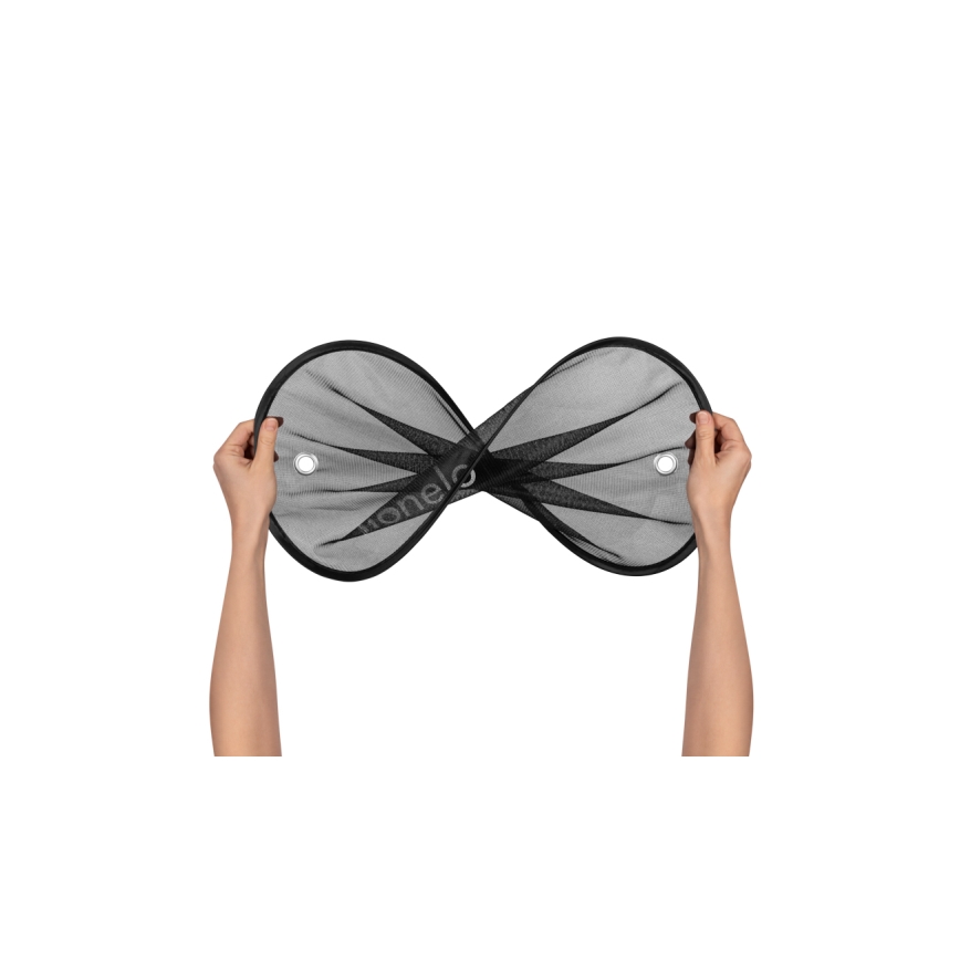 Lionelo - SUNSHADE Sunshade with Suction Cup, 2 pcs, Black