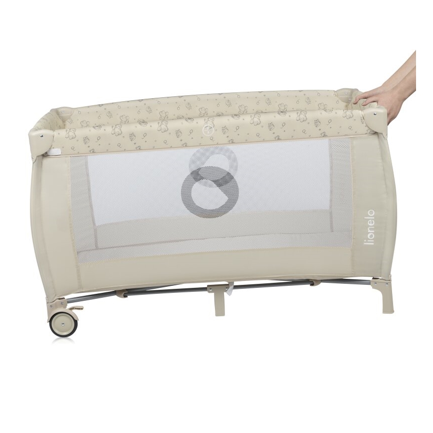 Lionelo - SVEN PLUS Travel Cot, Beige