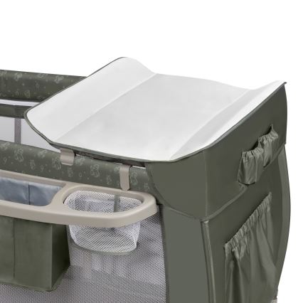 Lionelo - SVEN PLUS Travel Cot Beige Olive
