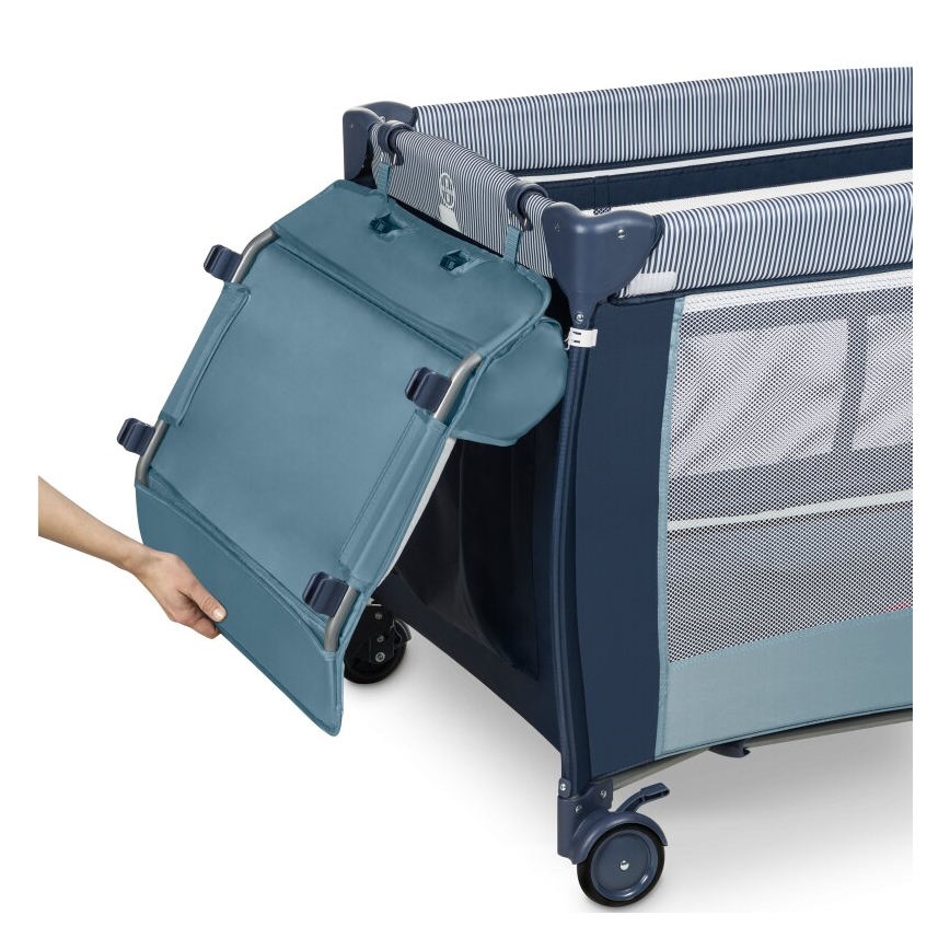 Lionelo - SVEN PLUS Travel Cot, Blue