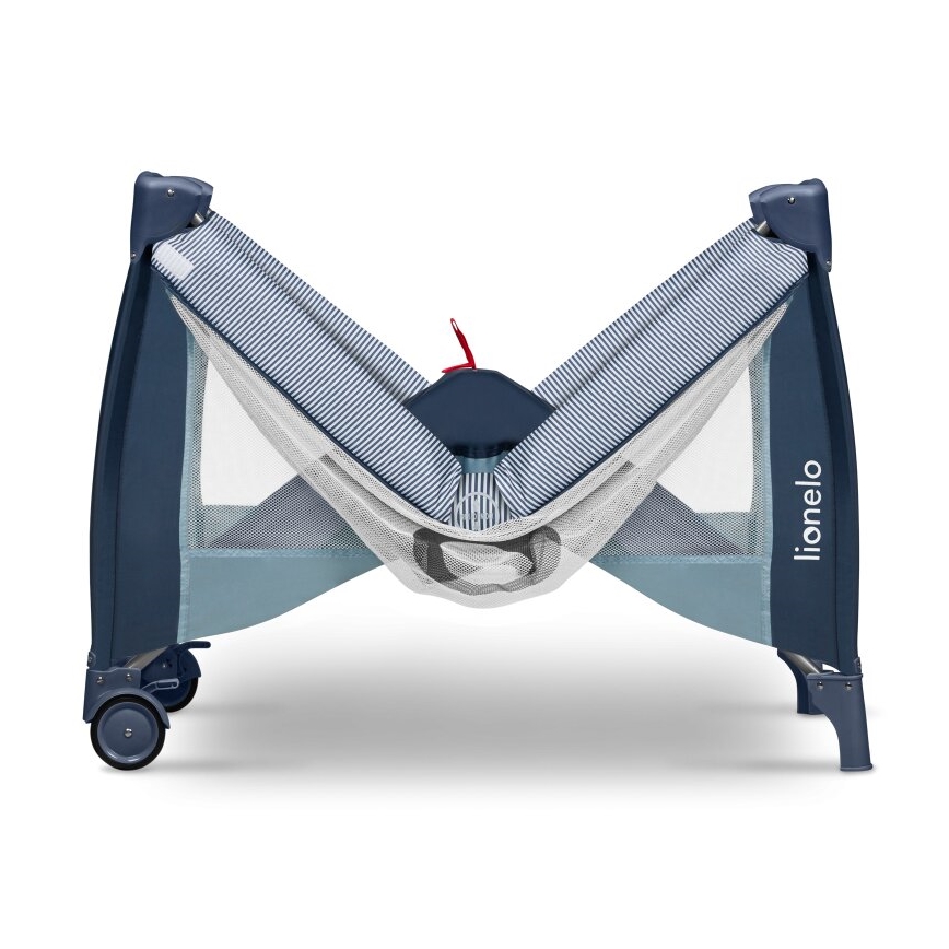 Lionelo - SVEN PLUS Travel Cot, Blue