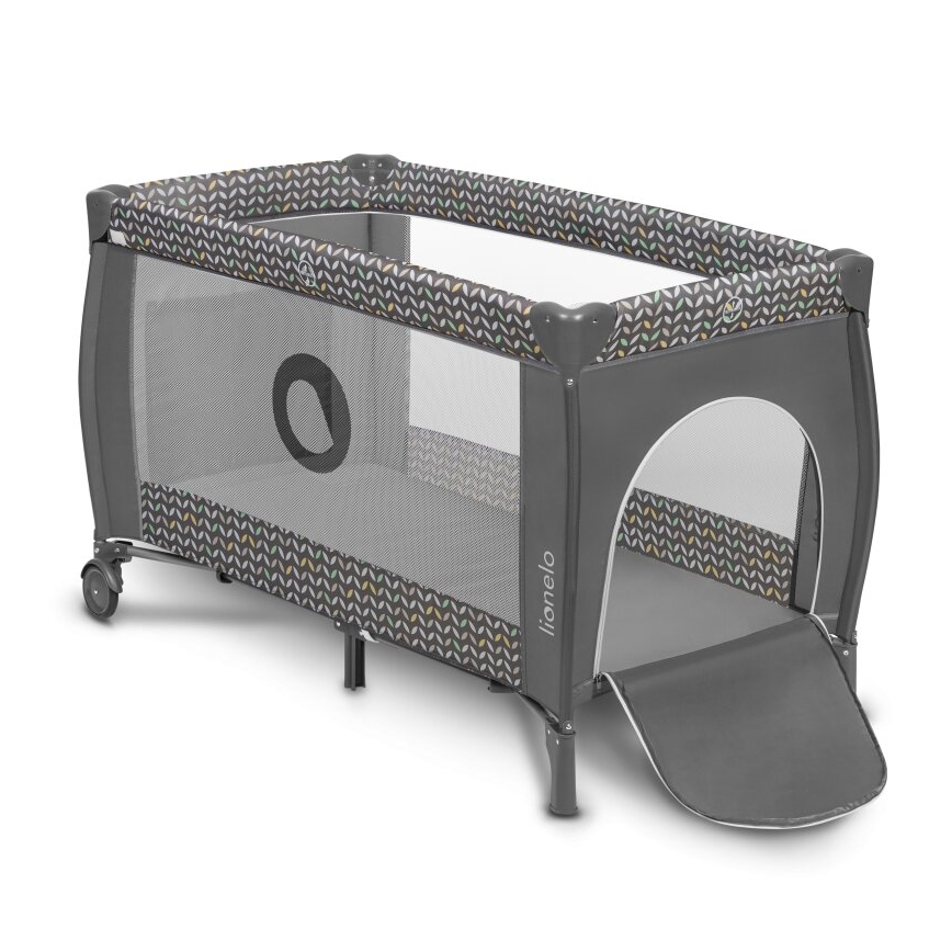 Lionelo - SVEN PLUS Travel Cot Grey