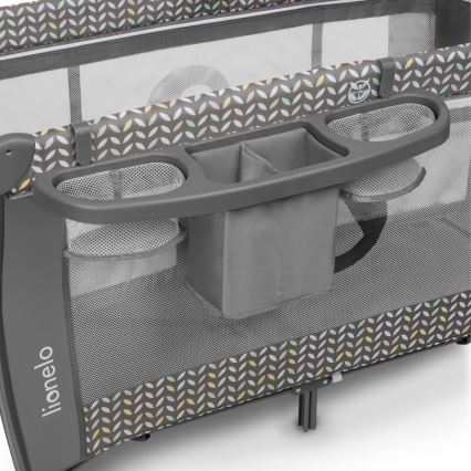 Lionelo - SVEN PLUS Travel Cot Grey