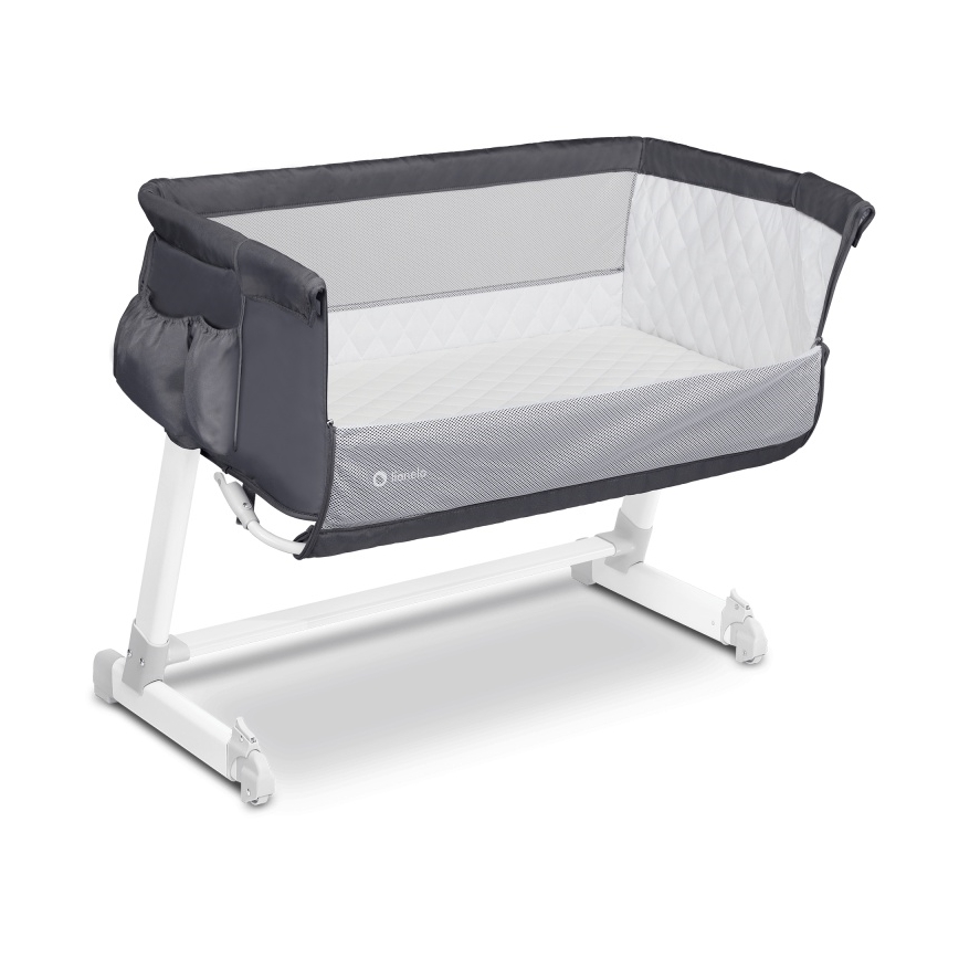 Lionelo - THEO Travel Cot Dark Grey