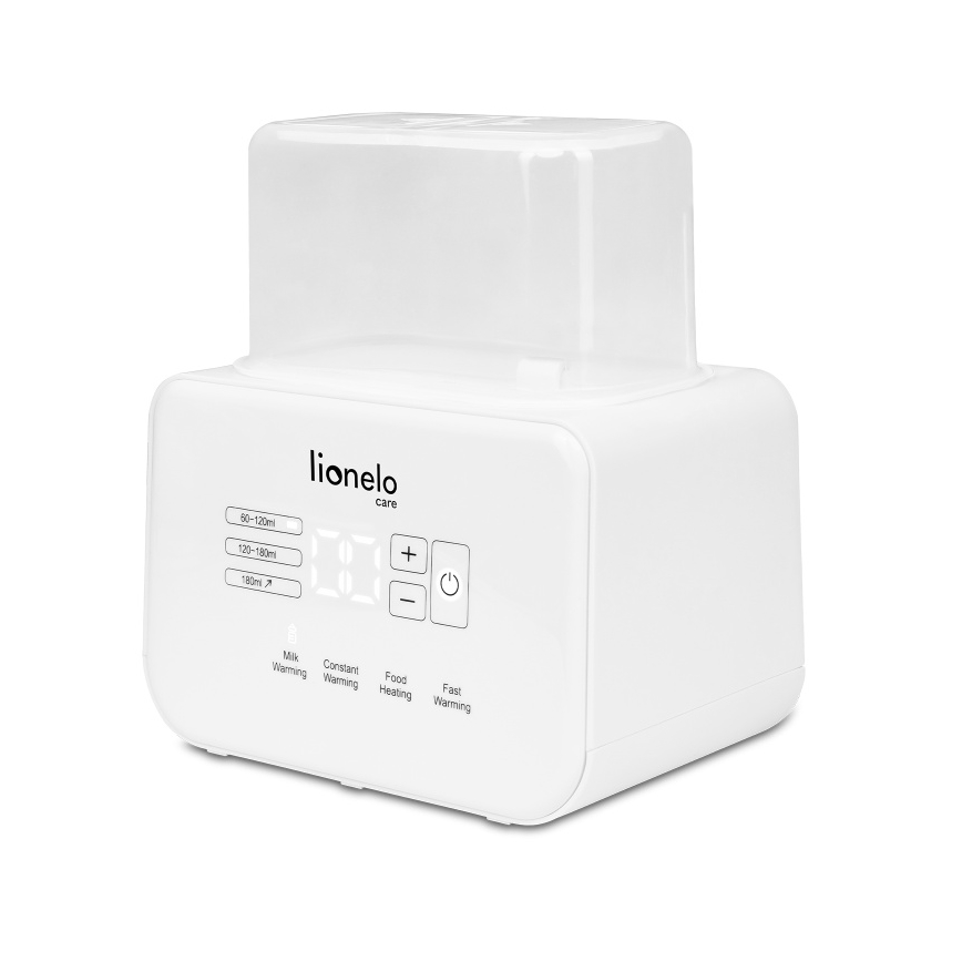 Lionelo - THERMUP DOUBLE Bottle Warmer 250W/230V, White