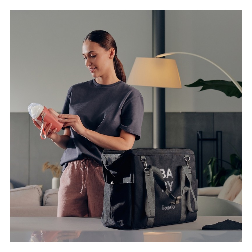 Lionelo - THERMUP GO EVO Rechargeable Bottle Warmer 18W/5V, Pink