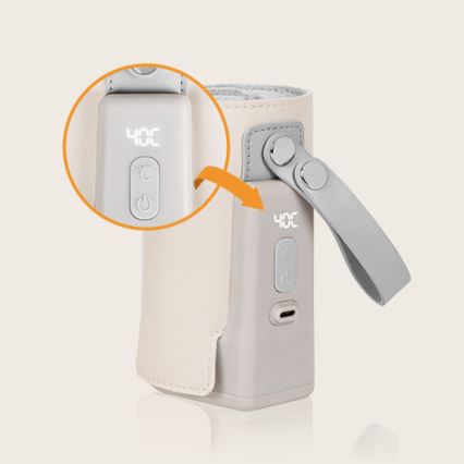 Lionelo - THERMUP GO PLUS Rechargeable Bottle Warmer 10W/5V Beige