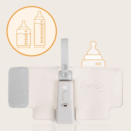 Lionelo - THERMUP GO PLUS Rechargeable Bottle Warmer 10W/5V Beige