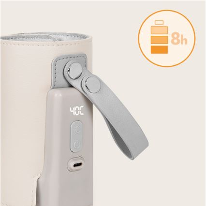 Lionelo - THERMUP GO PLUS Rechargeable Bottle Warmer 10W/5V Beige