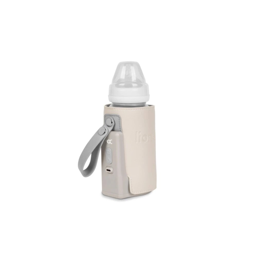 Lionelo - THERMUP GO PLUS Rechargeable Bottle Warmer 10W/5V Beige