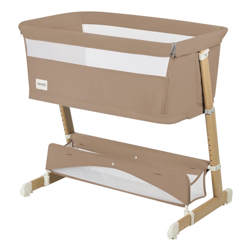 Lionelo - THOMI PLUS 5-in-1 Baby Cot, Beige Carmel