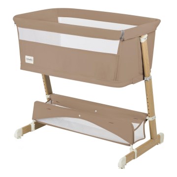 Lionelo - THOMI PLUS 5-in-1 Baby Cot, Caramel Beige