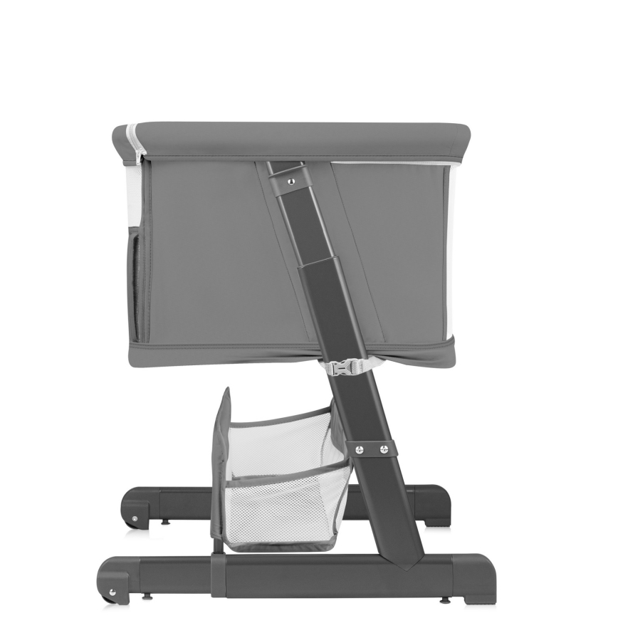 Lionelo - THOMI PLUS 5-in-1 Baby Cot, Grey Concrete