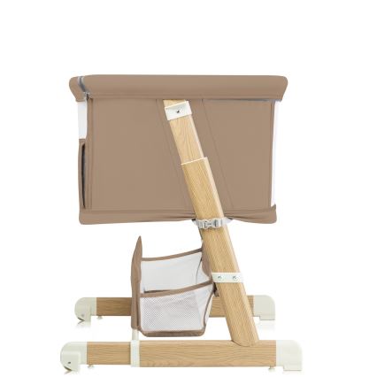 Lionelo - THOMI PLUS 5-in-1 Baby Crib Beige Carmel