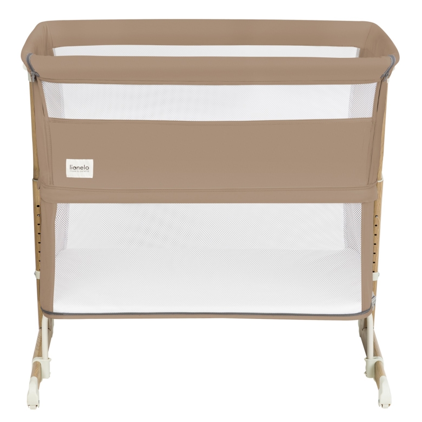 Lionelo - THOMI PLUS 5-in-1 Baby Crib Beige Carmel