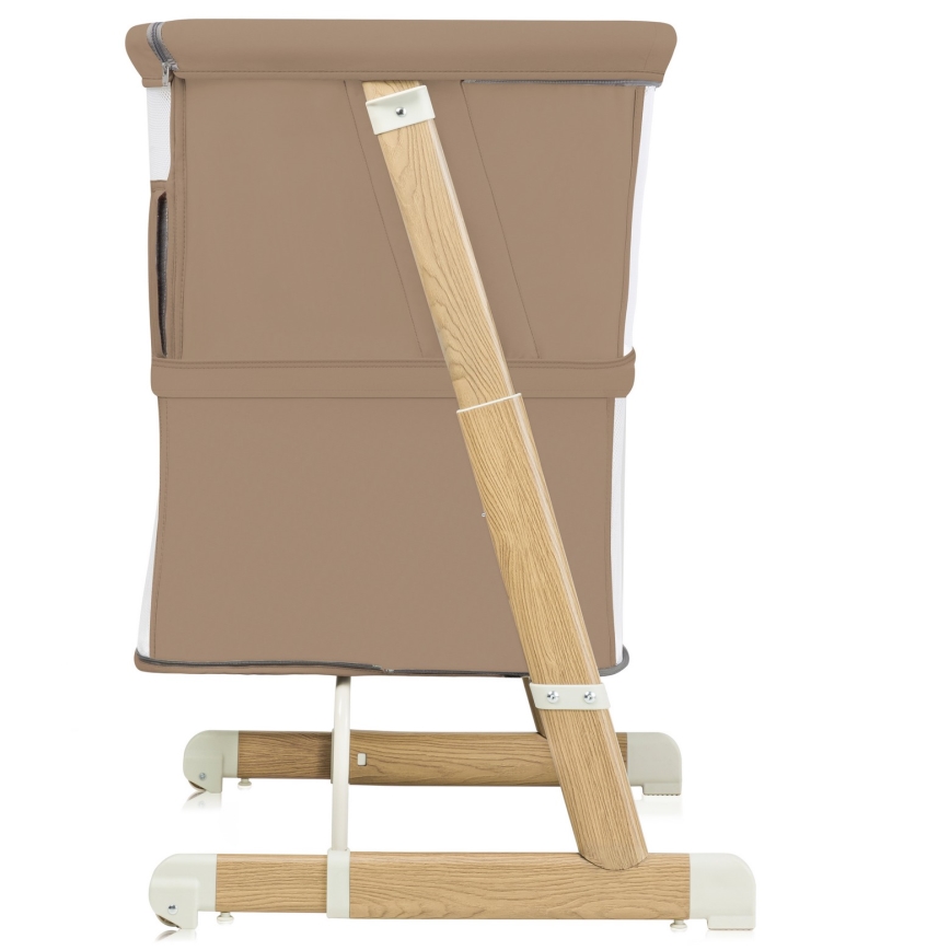 Lionelo - THOMI PLUS 5-in-1 Baby Crib Beige Carmel