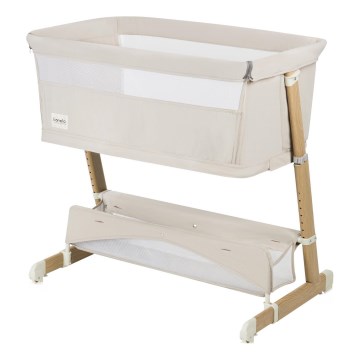 Lionelo - THOMI PLUS 5-in-1 Baby Crib Beige Sand