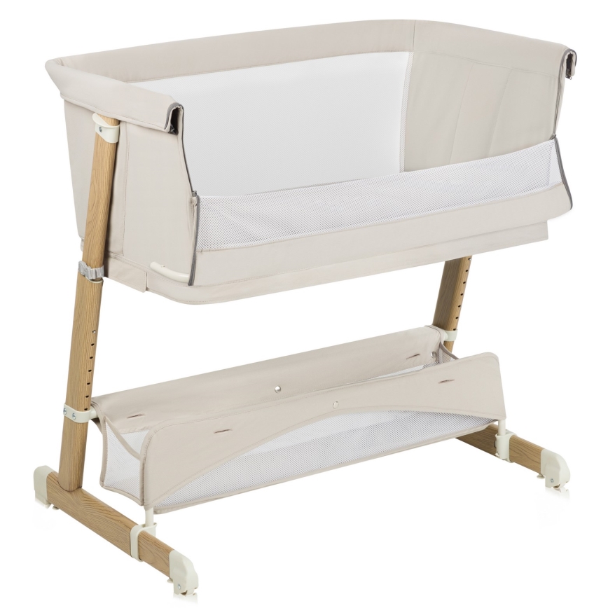 Lionelo - THOMI PLUS 5-in-1 Baby Crib Beige Sand