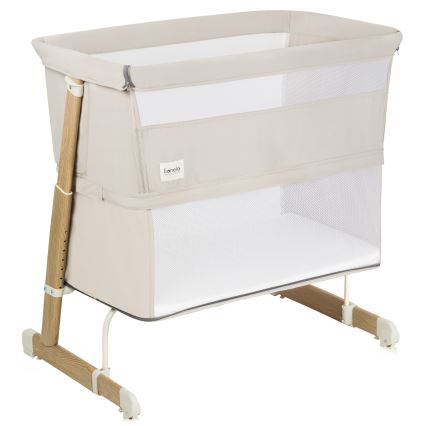 Lionelo - THOMI PLUS 5-in-1 Baby Crib Beige Sand