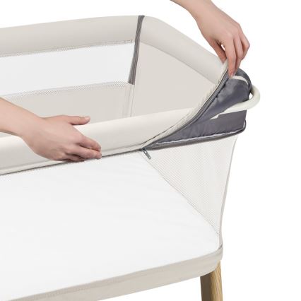 Lionelo - THOMI PLUS 5-in-1 Baby Crib Beige Sand
