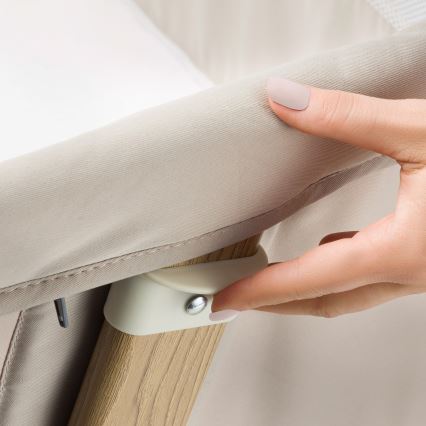 Lionelo - THOMI PLUS 5-in-1 Baby Crib Beige Sand