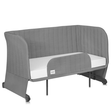Lionelo - THOMI PLUS 5-in-1 Baby Crib Grey Concrete