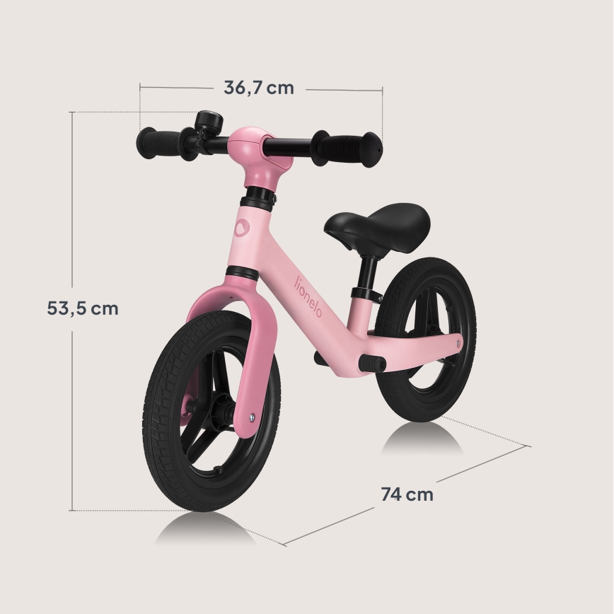 Lionelo - TONI Balance Bike Pink Rose