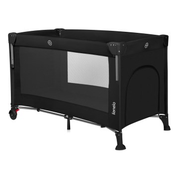 Lionelo - Travel Cot 3-in-1 ELLEN Black Carbon